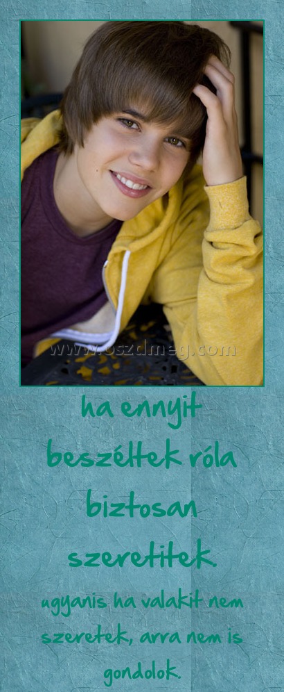 ha ennyit beszéltek róla biztosan szeretitek.
 
ugyanis ha valakit nem szeretek, arra nem is gondolok.