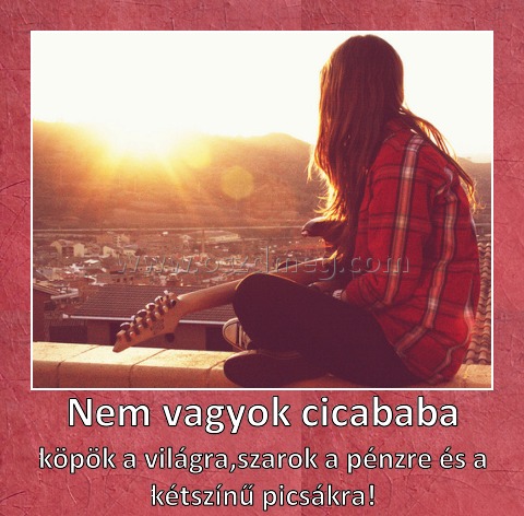 Nem vagyok cicababa Nem vagyok cicababa
köpök a világra,szarok a pénzre és a kétszínű picsákra!