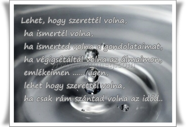 Lehet, hogy szerettél volna
 
