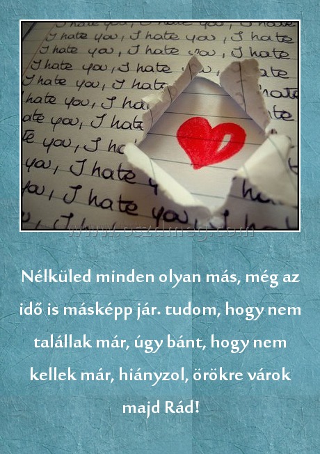 Nélküled minden olyan más Nélküled minden olyan más