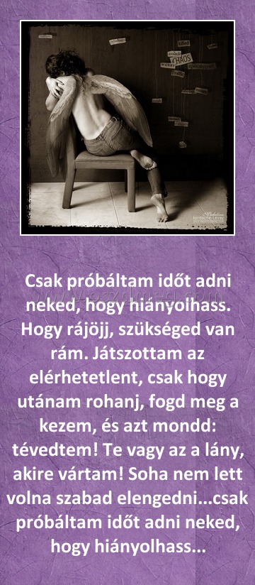 Csak próbáltam időt adni neked Csak próbáltam időt adni neked