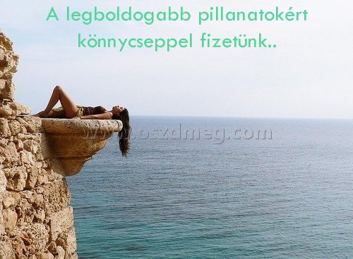 A le
0057ec
gboldogabb pillanatokért könnycseppel
 
A legboldogabb pillanatokért könnycseppel fizetünk..