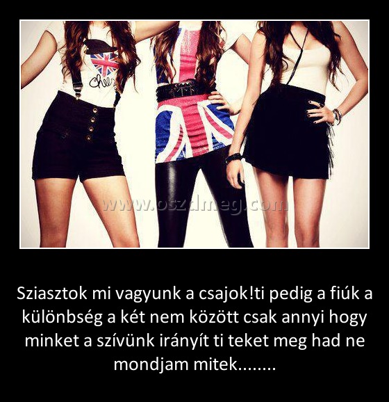 Sziasztok mi vagyunk a csajok Sziasztok mi vagyunk a csajok