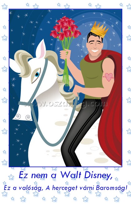 Ez nem a Walt Disney,
 
Ez a valóság, A herceget várni Baromság!