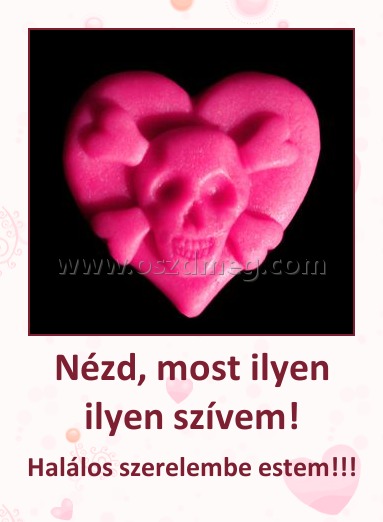 Nézd, most ilyen ilyen szívem! Nézd, most ilyen ilyen szívem!
Halálos szerelembe estem!!!