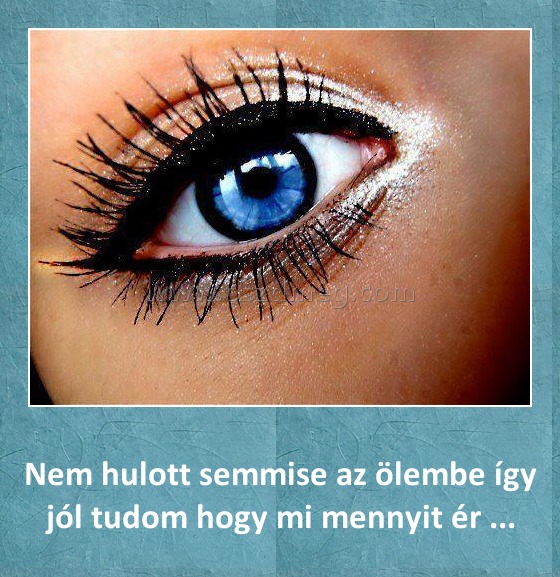 
 
Nem hulott semmise az ölembe így jól tudom hogy mi mennyit ér ...