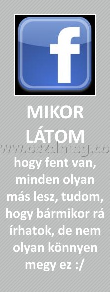 MIKOR LÁTOM
 
hogy fent van, minden olyan más lesz, tudom, hogy bármikor rá írhatok, de nem olyan könnyen megy ez :/